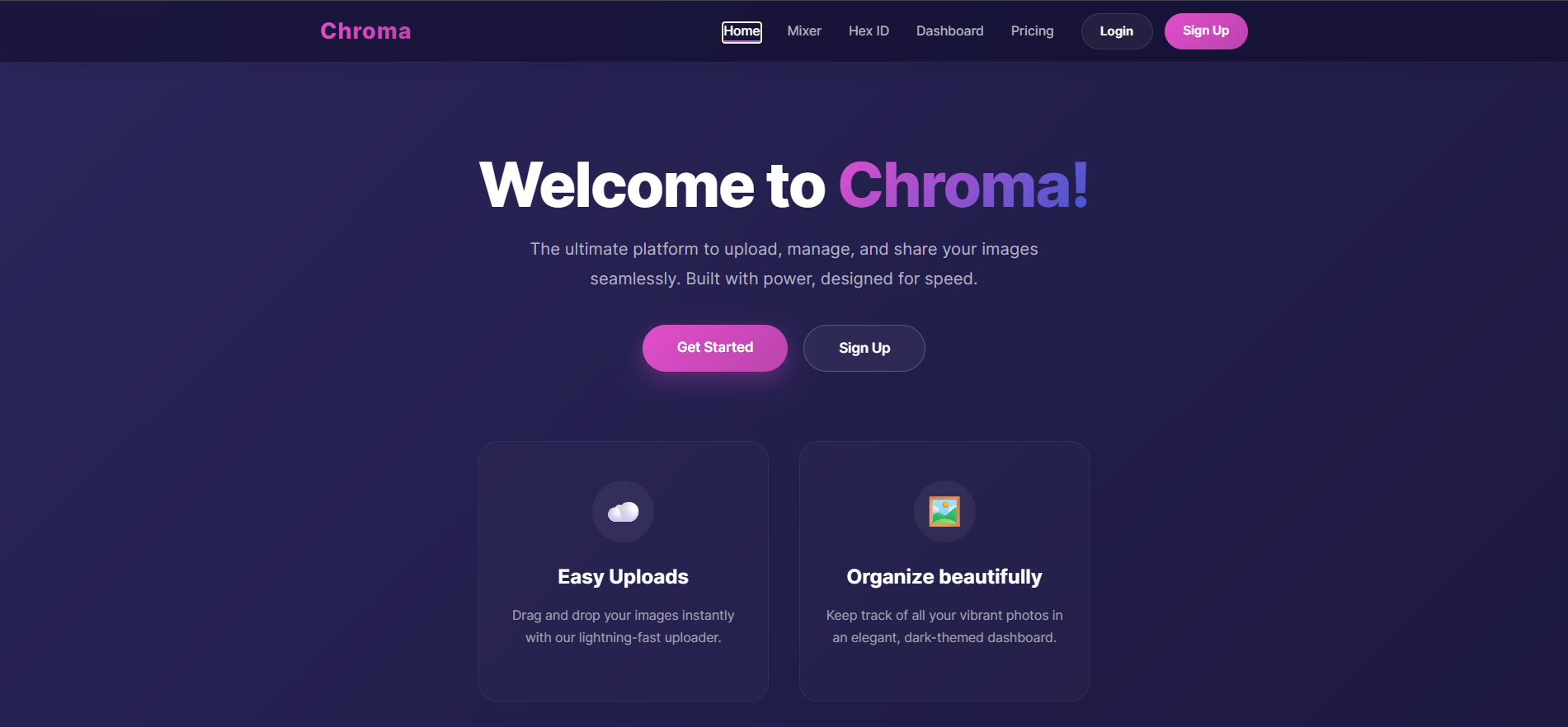 Chroma interface preview